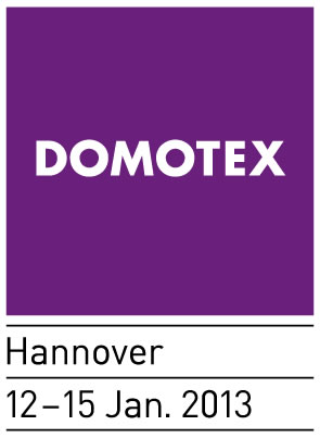 Domotex mit neuem Markenauftritt in Lila